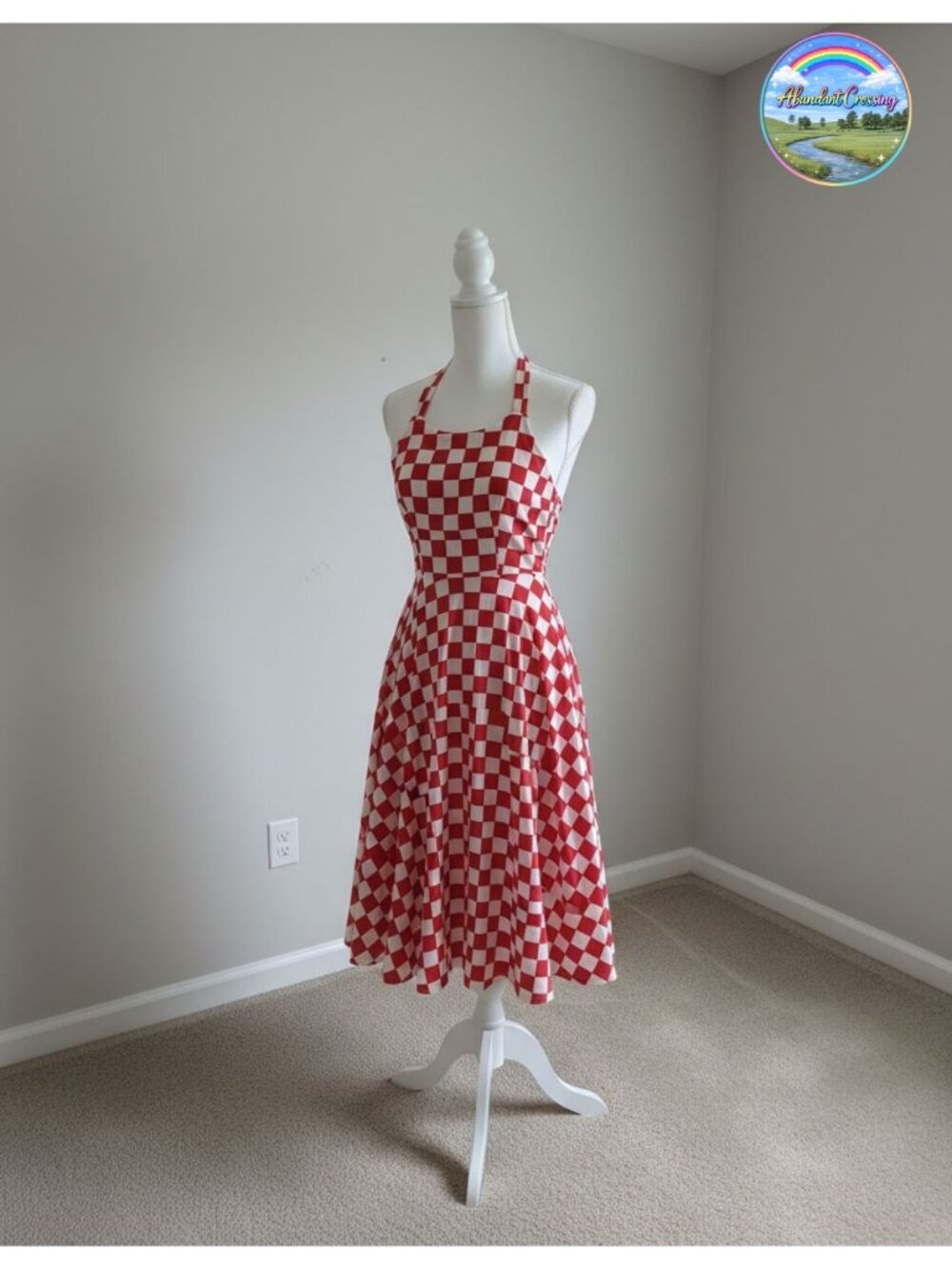 1950s Polka Dot Dress Set Retro Swing Dress with Accessories